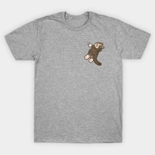 Pocket Cat Tabby T-Shirt